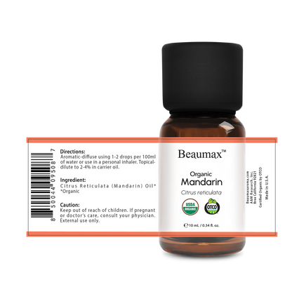 Mandarin Organic Essential Oil (Citrus Reticulata) 10ml