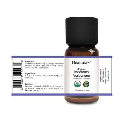 Rosemary Verbenone Organic Essential Oil (Rosmarinus Officinalis) 10ml